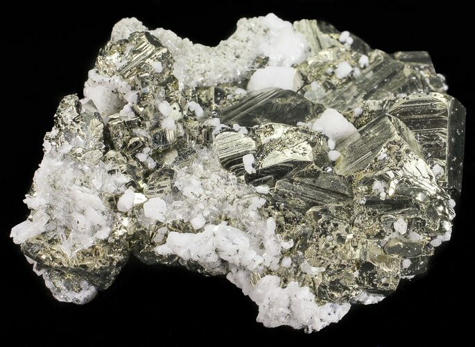 Pyrite, Calcite & Sphalerite - Peru #54985